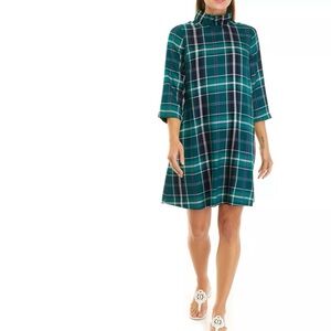 Crown & Ivy Plaid Green Dress
